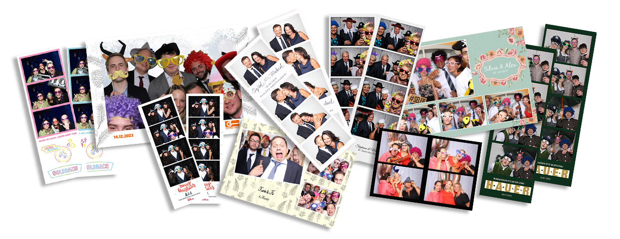 Fotobox Fotos Collage